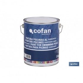 Pintura Piscinas Clorocaucho | Color Azul  Azul Oscuro | Capacidad 5 Kg