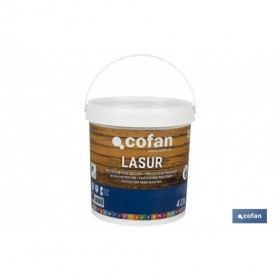 Lasur Protector al Agua para Madera | Acabado Mate | Diferentes Tamaños y Colores