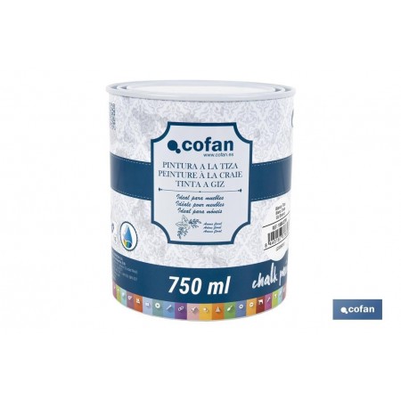 Pintura a la tiza chalk paint | Adecuada para restauración y decoración de muebles | Diferentes capacidades | Varios colores