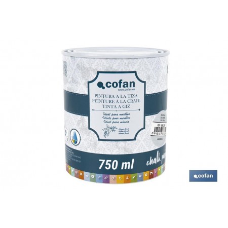 Pintura a la tiza chalk paint | Adecuada para restauración y decoración de muebles | Diferentes capacidades | Varios colores