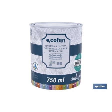 Pintura a la tiza chalk paint | Adecuada para restauración y decoración de muebles | Diferentes capacidades | Varios colores