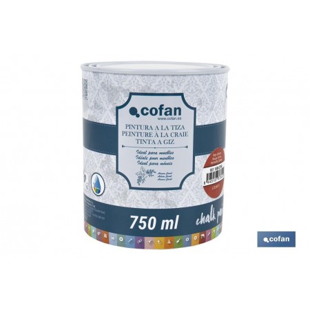 Pintura a la tiza chalk paint | Adecuada para restauración y decoración de muebles | Diferentes capacidades | Varios colores