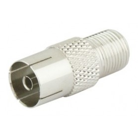 ▷ Adaptador "F" Hembra A Tv Hembra  | Ferreidea