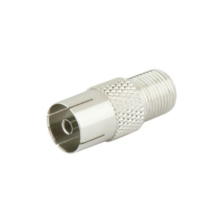 ▷ Adaptador "F" Hembra A Tv Hembra  | Ferreidea