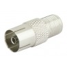 ▷ Adaptador "F" Hembra A Tv Hembra  | Ferreidea