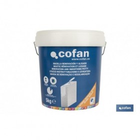 Masilla de renovación y alisado en Pasta | Para uso interior | Formatos de 350 g, 750 g y 5 kg