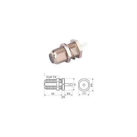 ▷ "F" Conector Hembra Fijación A Rosca. | Ferreidea