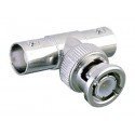 ▷ Adaptador Bnc Macho Doble Bnc Hembra  | Ferreidea