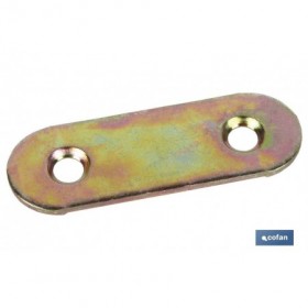 Placa de unión para paneles | Fabricada en acero zincado | Accesorio de fijación