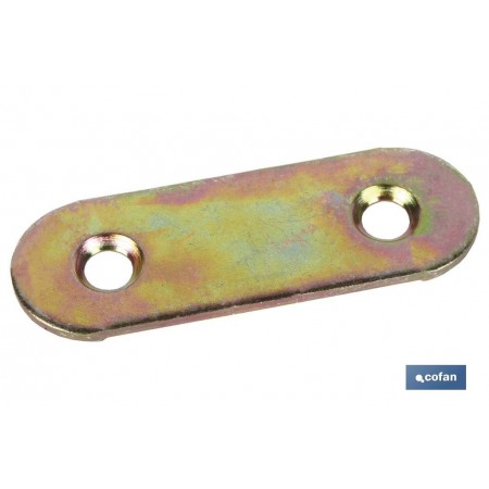 Placa de unión para paneles | Fabricada en acero zincado | Accesorio de fijación