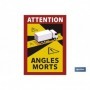 Etiqueta Adhesiva Camión o Autobús | Pegatina Obligatoria en Francia | Señal ATTENTION ANGLES MORTS