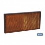 Catadióptrico rectangular con adhesivo para poner en vehículos | Medidas: 106 x 50 mm | Disponible en 3 colores