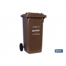 Contenedores para Basura | Capacidad de 120 litros | Fácil transporte