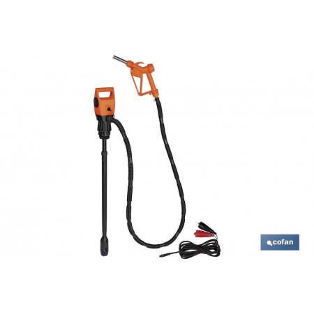 Bomba Eléctrica  Pistola Bidón (Conexión Batería 12V)