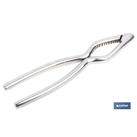 Cascanueces de acero inoxidable | Adecuado para frutos secos | Material: Acero inoxidable AISI 420 | Longitud: 18 cm