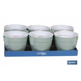 Grasera con colador en 500 ml Modelo Albahaca | Graseras de Cocina | Varios Colores | Medidas 16.5 x 12 x 10 cm