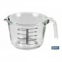 Jarra Medidora de Borosilicato | Modelo Baritina | Capacidad 1 L | Apta para microondas, Horno y Congelador