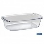 Fuente ovalada de borosilicato Modelo Baritina I Capacidad 1800 ml I Peso 800 gramos