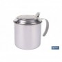 Grasera de acero inoxidable con filtro desmontable | Capacidad: 0,75 l | Disponible con icono para aceite de carne o de pescado