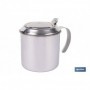 Grasera de acero inoxidable con filtro desmontable | Capacidad: 0,75 l | Disponible con icono para aceite de carne o de pescado