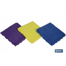 Pack de 3 bayetas de microfibra
