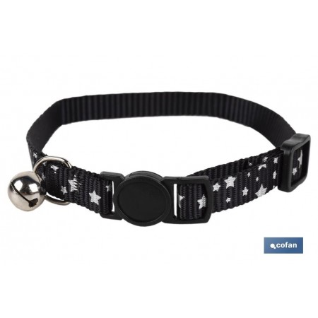 Collar para Gatos con Cascabel | Medidas: 1 x 32 cm | Varios colores a elegir