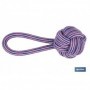 Nudo con Tirador | Mordedor para Perros| Color Morado