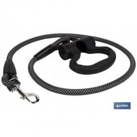 Correa con Dispensador de bolsas | Accesorios para Perros | Color Negro