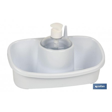 Estropajero con dosificador | Varios colores | Accesorio de cocina multiusos
