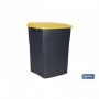 Cubo de basura amarillo para reciclar plásticos y envases | Tres medidas y capacidades diferentes