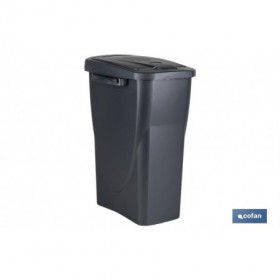Cubo de basura gris para desechos en general | Tres medidas y capacidades diferentes