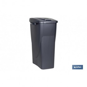 Cubo de basura gris para desechos en general | Tres medidas y capacidades diferentes
