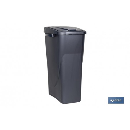 Cubo de basura gris para desechos en general | Tres medidas y capacidades diferentes