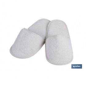 Zapatillas Baño | Modelo Paloma | Color Blanco | 100% algodón | Gramaje 1000 g/m² | Talla M o L