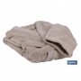 Albornoz | Modelo Abisinia | Color Beige | 100% algodón | Gramaje 500g/m² | Varias Tallas