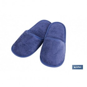 Zapatillas Baño | Modelo Marín | Color Azul Marino | 100% Algodón | Gramaje 500g/m² | Talla M o L