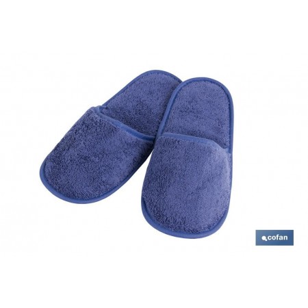Zapatillas Baño | Modelo Marín | Color Azul Marino | 100% Algodón | Gramaje 500g/m² | Talla M o L