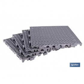 Loseta Alveolada | Set de 4 Unidades | 4 colores diferentes | Material PVC | Medidas 33 x 33 x 2 cm