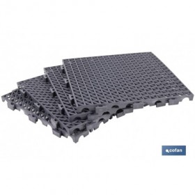 Loseta Alveolada | Set de 4 Unidades | 4 colores diferentes | Material PVC | Medidas 33 x 33 x 2 cm