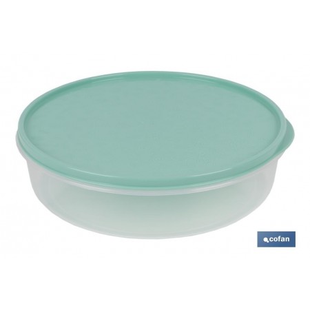Fiambrera para Tortilla Redonda | En Tres Colores| Medida: 24,5 x 6,5 cm