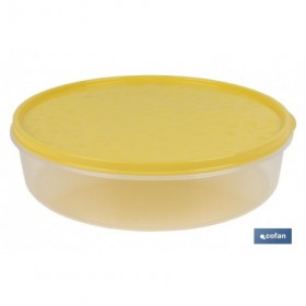 Fiambrera para Tortilla Redonda | En Tres Colores| Medida: 24,5 x 6,5 cm