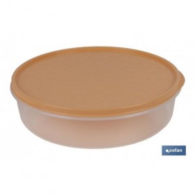 Fiambrera para Tortilla Redonda | En Tres Colores| Medida: 24,5 x 6,5 cm