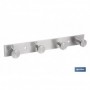 Perchero de pared | Material: acero inoxidable 304 | Acabado: satinado | Disponible con diferentes colgadores