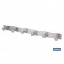 Perchero de pared | Material: acero inoxidable 304 | Acabado: satinado | Disponible con diferentes colgadores