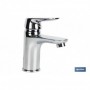 Grifo para Lavabo Monomando | Medida 40 mm | Modelo Rift | Fabricado en Latón con Acabado en Cromado y Mando en Aleación de Zinc