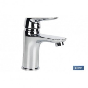 Grifo para Lavabo Monomando | Medida 40 mm | Modelo Rift | Fabricado en Latón con Acabado en Cromado y Mando en Aleación de Zinc
