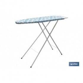 Tabla de planchar | 3 posiciones regulables | Compacta y ajustable | Patas antideslizantes | Medidas: 110 x 32 cm