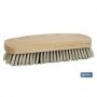 Cepillo de ropa con fibras de PVC | Cerdas suaves y resistentes | Mango ergonómico de madera | Longitud: 18,5 cm