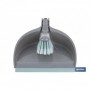 Cepillo con pala de limpieza | Borde de goma | Adecuado para el hogar, el coche, oficina | Disponible en varios colores
