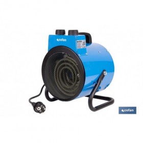 Calefactor industrial | Potencia: 3000 W | Función ventilador | Termostato ajustable | Protección IP24